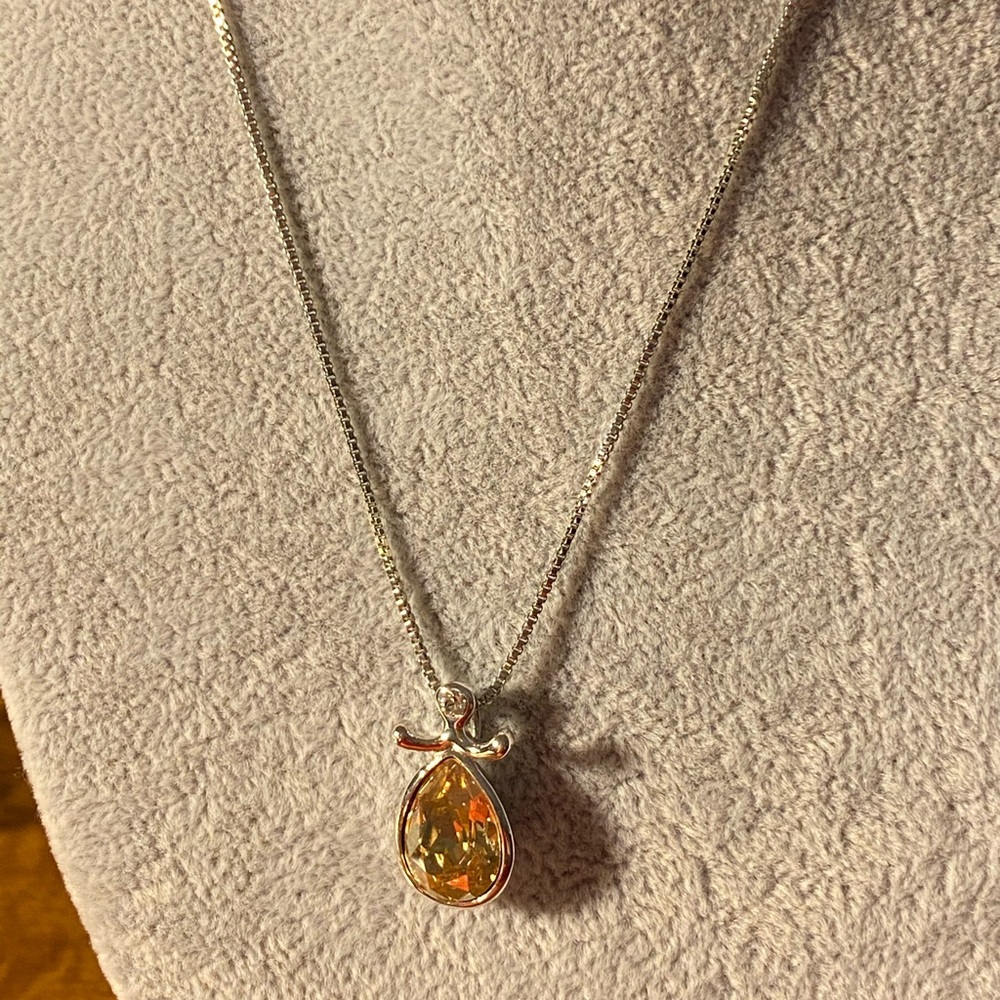 Swarovski Crystal Necklace and Chain